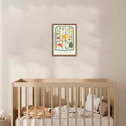 Framed Nursery Wall Art, Kids Inspirational Quote Canvas Wall Decor, Cute - Image 5