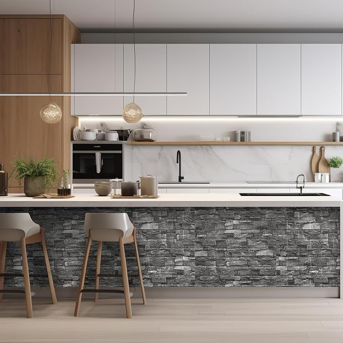 Yutianli 10PSC 3D Wall Panels Peel and Stick Faux Brick Wall Panels - Image 3