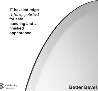 Better Bevel Frameless Oval Mirror - Image 4