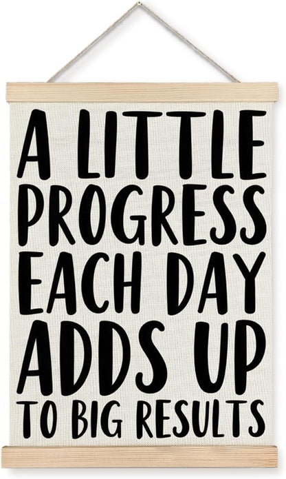 Supwhd Aesthetics Positive Affirmations Wall Decor, Inspirational Add Up to Big by Homedecoration