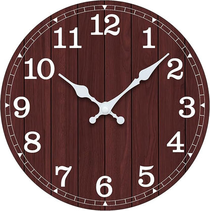 Wall Clock, Modern Wall Clocks Battery Operated, Silent Non Ticking Small by wallclock