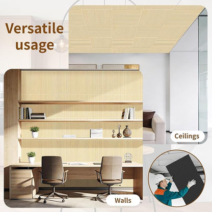 RITOLLO 16-Pack PVC Slat Wall Panels - Image 7
