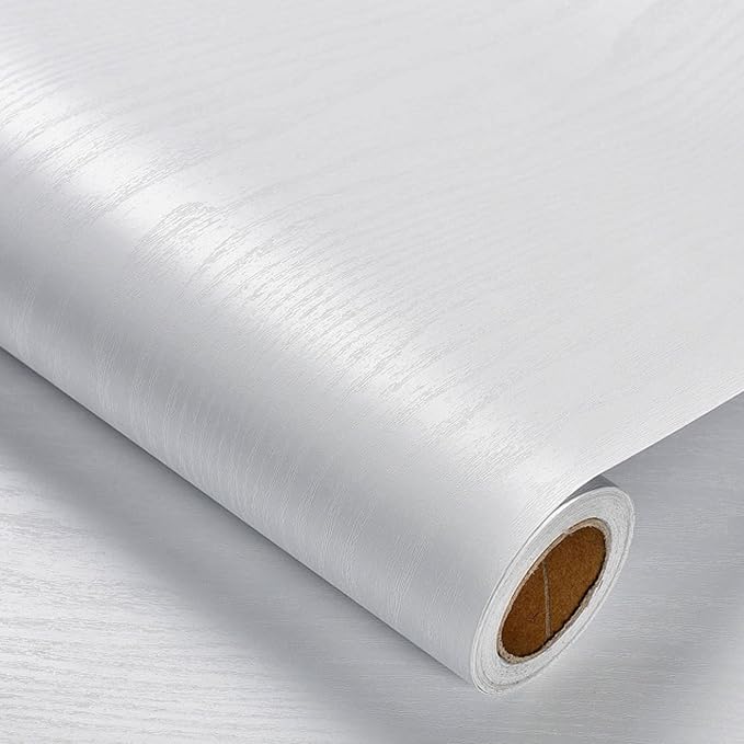 Heroad Peel and Stick Wallpaper 17.5" x 197" Wood Contact Paper Wood Wallpaper by HeroadBrand