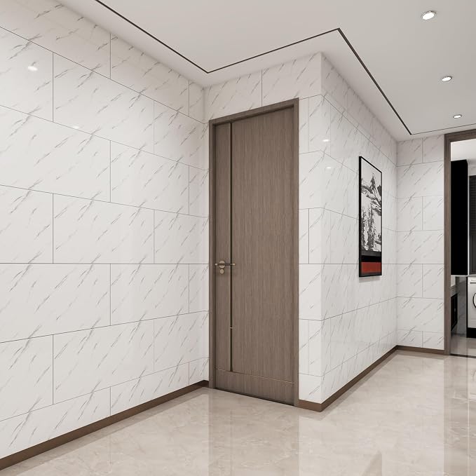 Haimin Wall Panels Peel and Stick 20 Pieces 23.6x11.8in Lightweight Backsplash - Image 2
