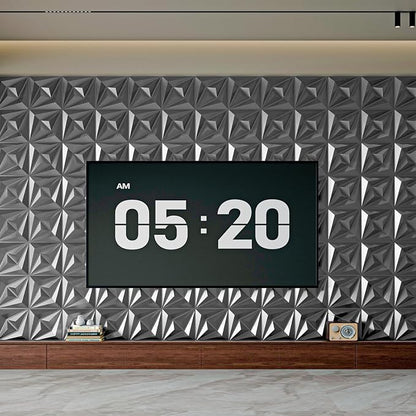 AMZDEPOT 3D Wall Panels for Interior Wall Decor, 3 Layout Options PVC Textured - Image 7