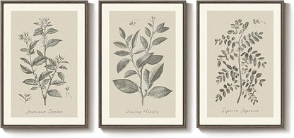 Large Framed Botanical Wall Art - Image 9