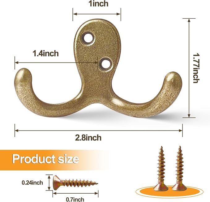 CBWLWJ 25 Pack Coat Hooks Wall Hooks - Image 6