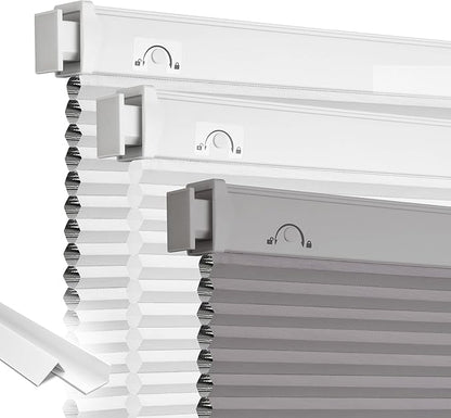 Grandekor No Drill No Tools Cordless Cellular Shades, UV Protection Privacy No by Grandekor