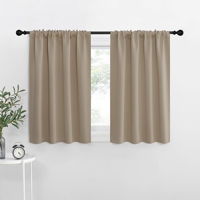 NICETOWN Blackout Curtains for RV Windows, 2 Panels, Room Darkening Window by NICETOWN