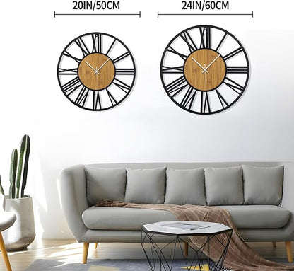 1st owned Wall Clocks for Living Room Decor, Round Silent Non Ticking, Modern - Image 3