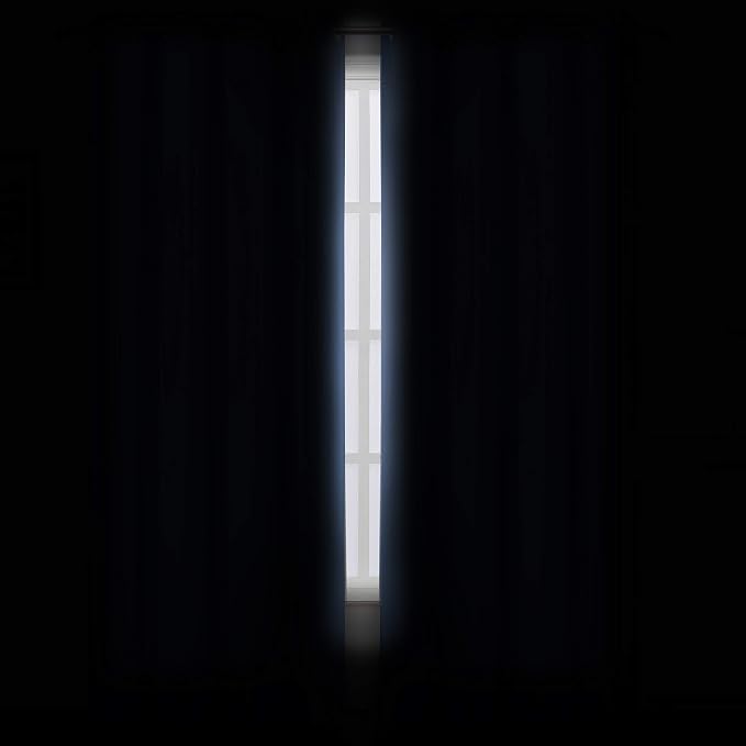 LEMOMO Sky Blue Thermal Blackout Curtains/52 x 95 Inch/Set of 2 Panels Room - Image 3