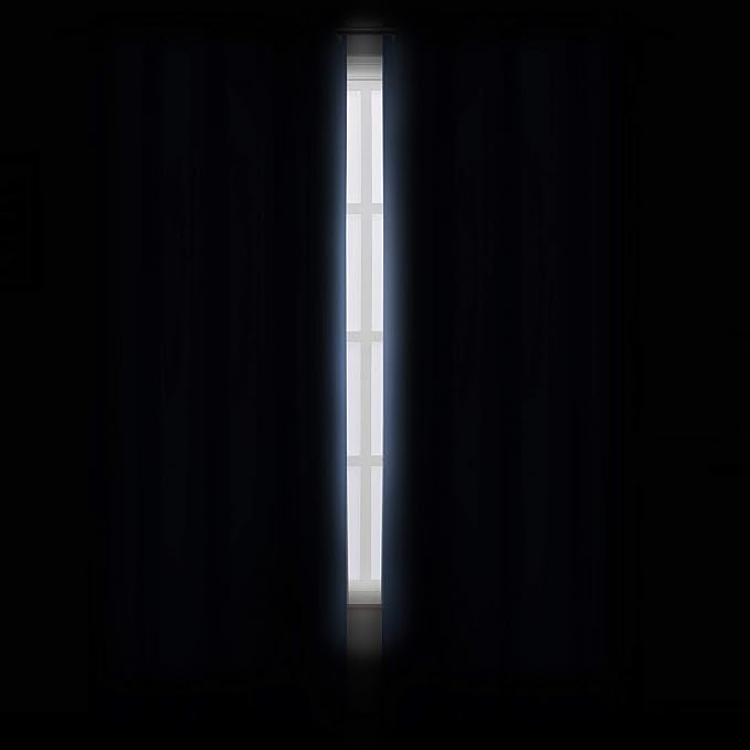 LEMOMO Sky Blue Thermal Blackout Curtains/52 x 84 Inch/Set of 2 Panels Room - Image 3
