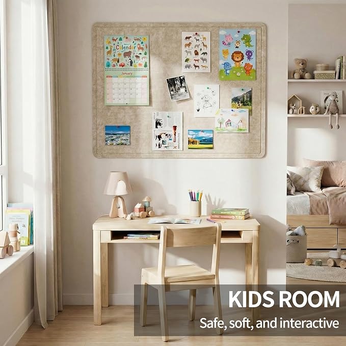 Large Felt Bulletin Board for Wall, Soft Felt Cork Board for Office, Home - Image 9