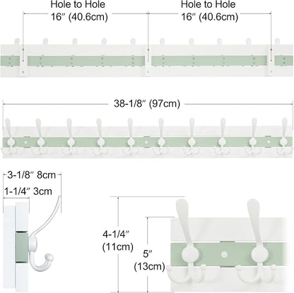 SKOLOO Coastal Wall Mounted Coat Rack - Image 3