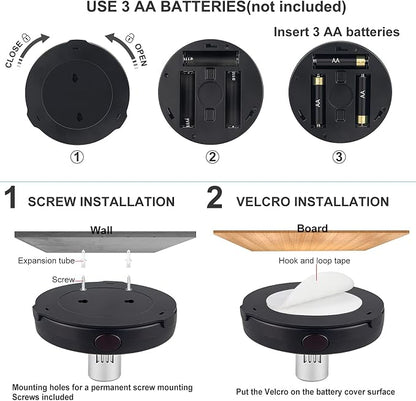 HAMVIDNE LED Spotlight, Battery Powered Picture Lights, Uplighting Indoor - Image 6
