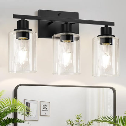 MOKATNG 3-Light Bathroom Light Fixtures, Vanity Light by Bathroomlightfixtures