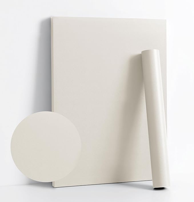Dimoon 78.7''x17.7'' White Peel and Stick Wallpaper Contact Paper Modern Self by DIYYOURMOON