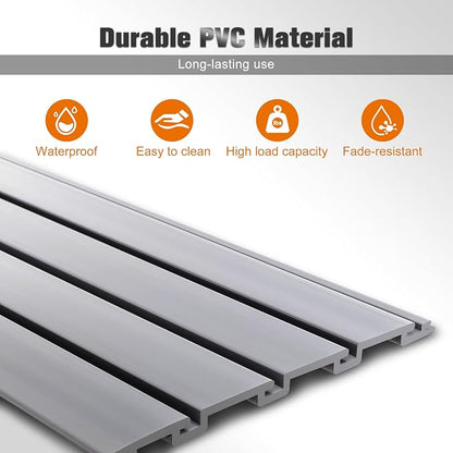 Slatwall 4x4t FT PVC Slat Wall Panels, Interlocking Garage Slat Wall Panels - Image 3