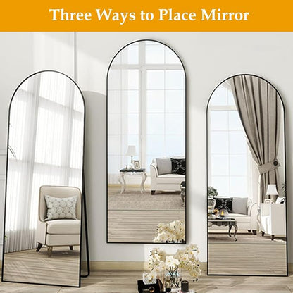 Dewfig Arched Full Length Mirror, Full Body Mirror - Image 6