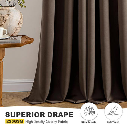 MIULEE Blackout Curtains for Bedroom Living Room 2 Panels, Thermal Insulated - Image 5