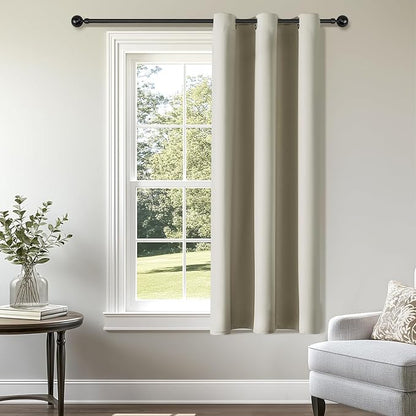 ChrisDowa Blackout Curtains 45 Inches Long by ChrisDowa