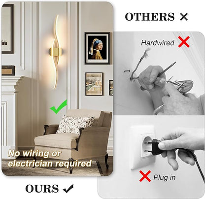 KARTOOSH Battery Operated Wall Sconces - Image 2