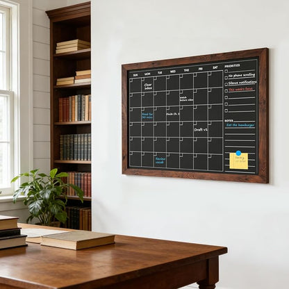 4 THOUGHT Monthly Calendar Chalkboard - Image 8