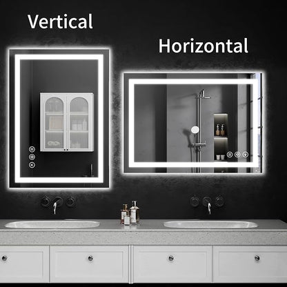LED Bathroom Mirrors 24"x30" Bathroom Mirror - Image 9