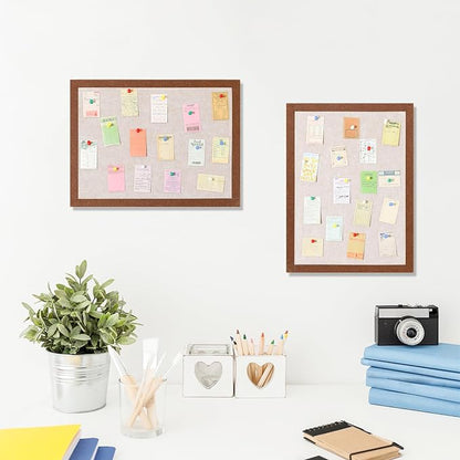 Felt Bulletin Board, 15.7''X 11.8'' corkboard Pin Board - Image 4