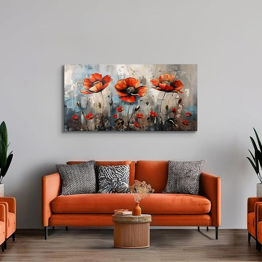 SERIMINO Large Wall Art for Living Room, Nature Floral Botanical Wall Decor - Image 2