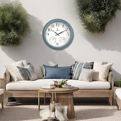18 inch Outdoor Clocks for Patio Large Waterproof - Image 4
