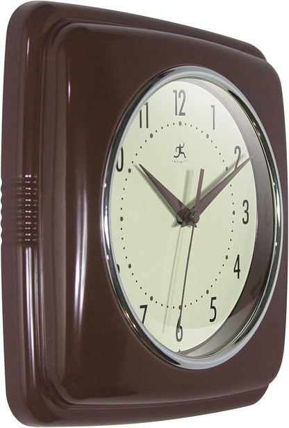 Infinity Instruments Square Retro Wall Clock - Image 2
