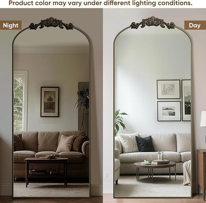 Antok Arched Full Length Mirror, Full Body Mirrors - Image 4