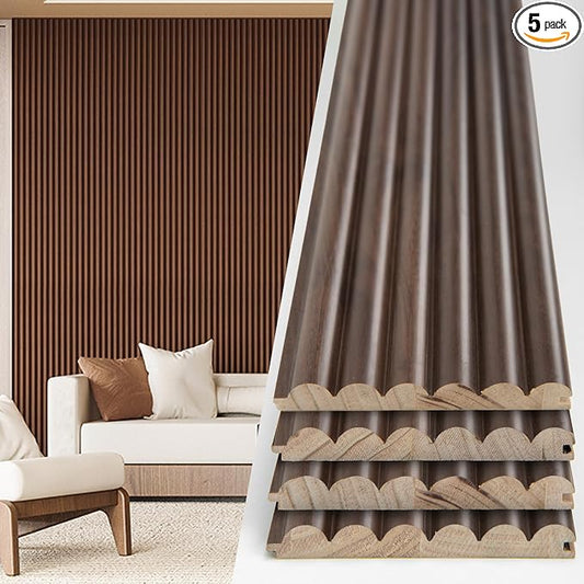 Art3d Fluted Wood Panel by Art3d