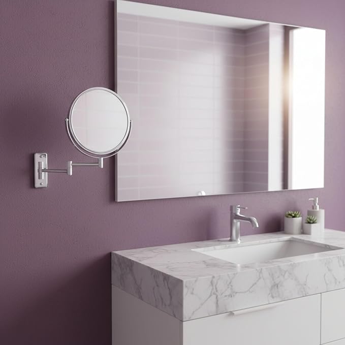 JERDON Wall-Mounted Magnifying Mirror - Image 6