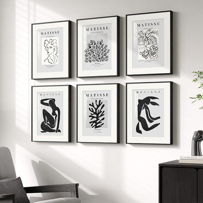 Framed Matisse Wall Art for Living Room, Abstract Aesthetic Pictures for Bedroom - Image 3