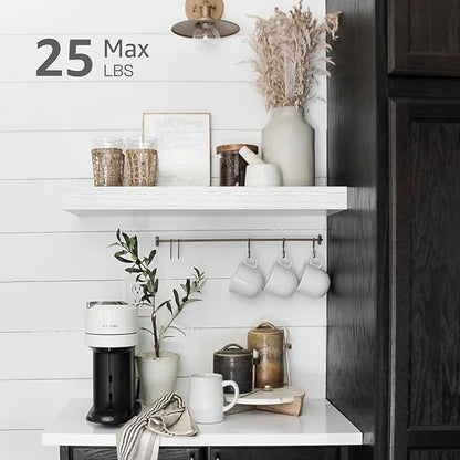 QEEIG Floating Shelf for Wall Bathroom Shelves Bedroom Kitchen Living Room - Image 4