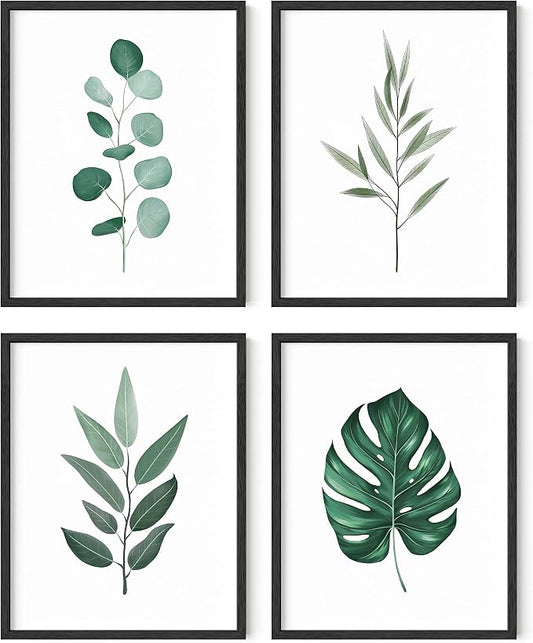 HAUS AND HUES Framed Botanical Wall Art by HausandHuesArtPrints