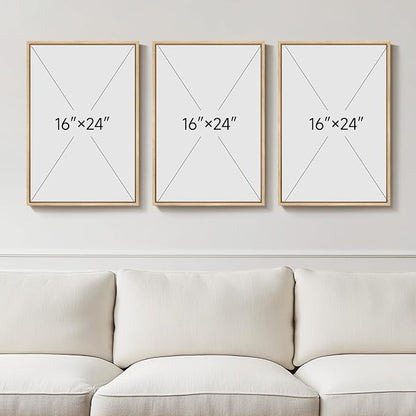 Framed Christian Wall Art Set of 3, Neutral Psalm Scripture Canvas Prints - Image 8
