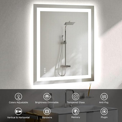 Hivone 30X36 LED Bathroom Mirror - Image 4