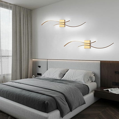 CANEOE Modern Wall Sconce, 39Inch Gold LED Wall Light Fixtures, 6000K Bathroom - Image 7