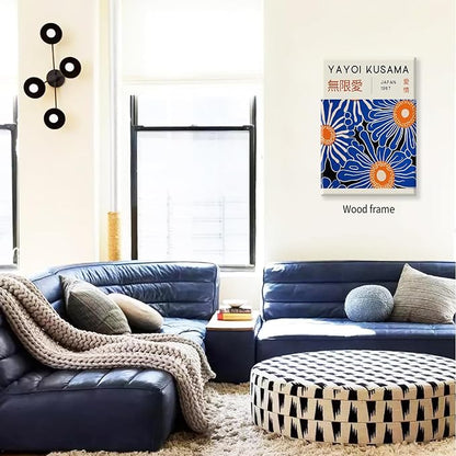 Yayoi Kusama Print Vintage Japanese Wall Art Abstract Yayoi Kusama Poster - Image 3