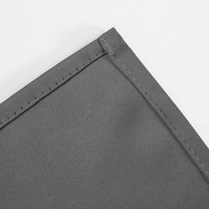 LEMOMO Blackout Curtains 52 x 90 Inch Long Frost Grey Curtains Set of 2 Panels - Image 7