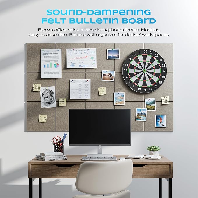 22 Pack Self-Adhesive Acoustic Panels, Soundproof Wall Panels - Image 4