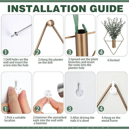 Jexine 8 Pcs Hanging Planters - Image 3