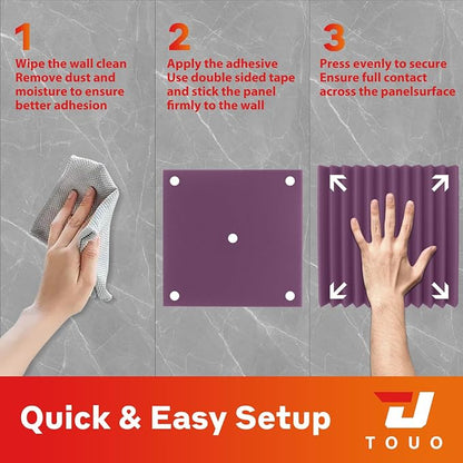 54 Pack Acoustic Panels – Sound Proof Foam Panels - Image 8