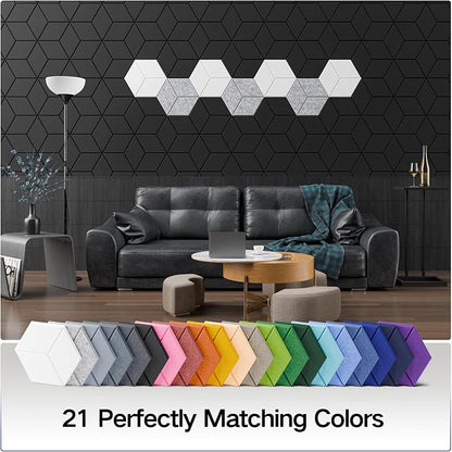 16 Pack Self-Adhesive Acoustic Panels 12" X 10" X 0.4" - Image 6