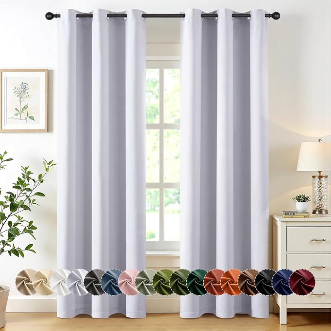 MIULEE Blackout Curtains for Bedroom Living Room 2 Panels, Thermal Insulated by MIULEE