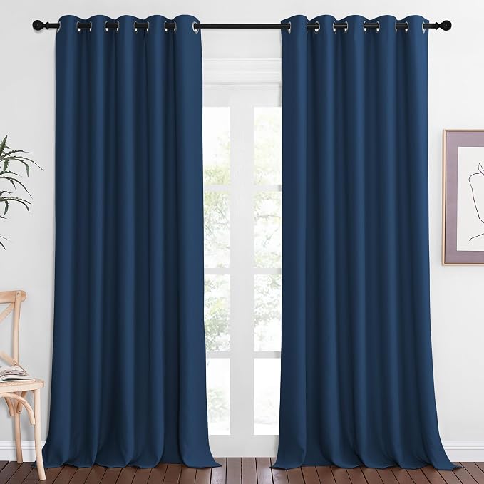 NICETOWN Blackout Curtains 84 Inch Length, Thermal Insulated Curtains by NICETOWN