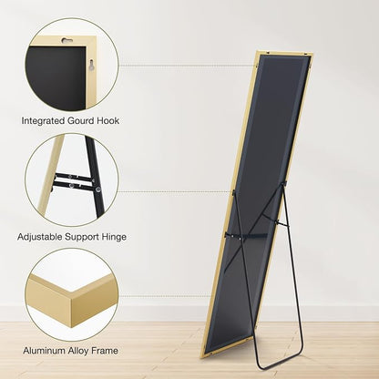 Sweetcrispy 59"x16" Full Length Mirror, Leaning or Standing Full Body Mirror - Image 7